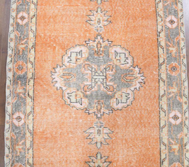 3x11 Wool Vintage Anatolian Runner Rug