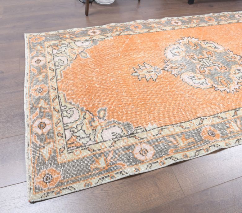 3x11 Wool Vintage Anatolian Runner Rug