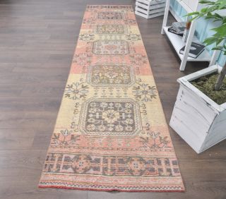 Multi Color Vintage Runner Rug - Thumbnail