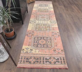 Multi Color Vintage Runner Rug - Thumbnail