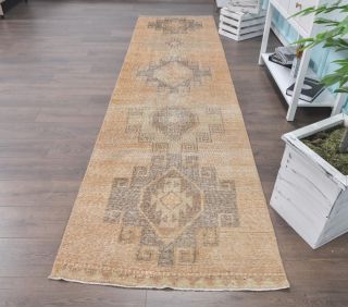 Handwoven Vintage Runner Rug - Thumbnail