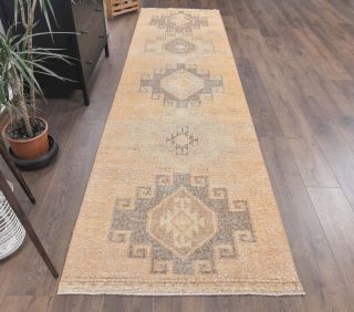 Handwoven Vintage Runner Rug - Thumbnail