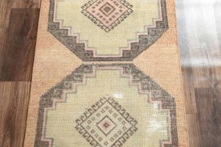 Turkish Vintage Runner Rug - Thumbnail