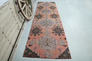 3x12 Vintage Handwoven Oriental Rug Runner - Thumbnail