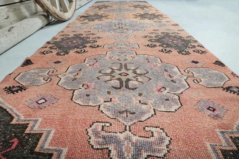 3x12 Vintage Handwoven Oriental Rug Runner