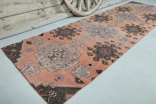 3x12 Vintage Handwoven Oriental Rug Runner - Thumbnail