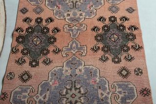 3x12 Vintage Handwoven Oriental Rug Runner - Thumbnail