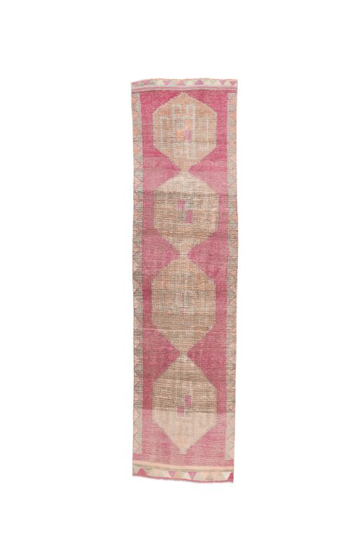 Vintage Pink Runner Rug