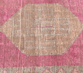 Vintage Pink Runner Rug - Thumbnail