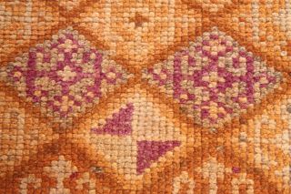 Vintage Orange Runner Rug - Thumbnail