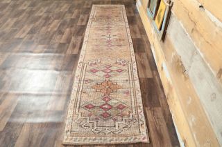 Vintage Orange Runner Rug - Thumbnail