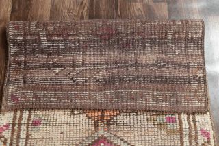 Vintage Orange Runner Rug - Thumbnail