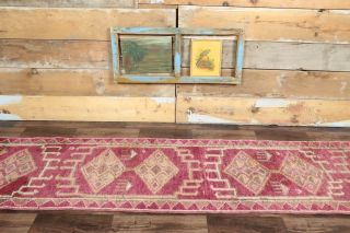 Vintage Purple Runner Rug - Thumbnail