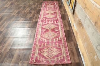 Vintage Purple Runner Rug - Thumbnail