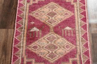 Vintage Purple Runner Rug - Thumbnail