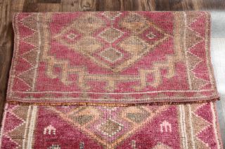 Vintage Purple Runner Rug - Thumbnail