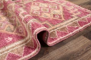 Vintage Purple Runner Rug - Thumbnail