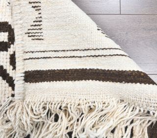 Beige Vintage Runner Rug - Thumbnail