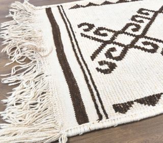 Beige Vintage Runner Rug - Thumbnail