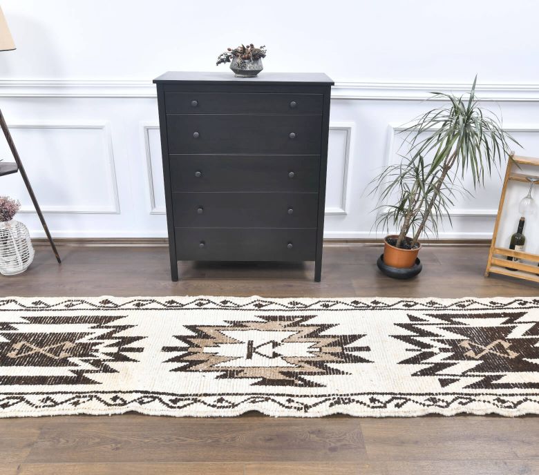 Handmade Vintage Runner Rug 