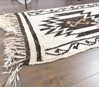 Handmade Vintage Runner Rug - Thumbnail