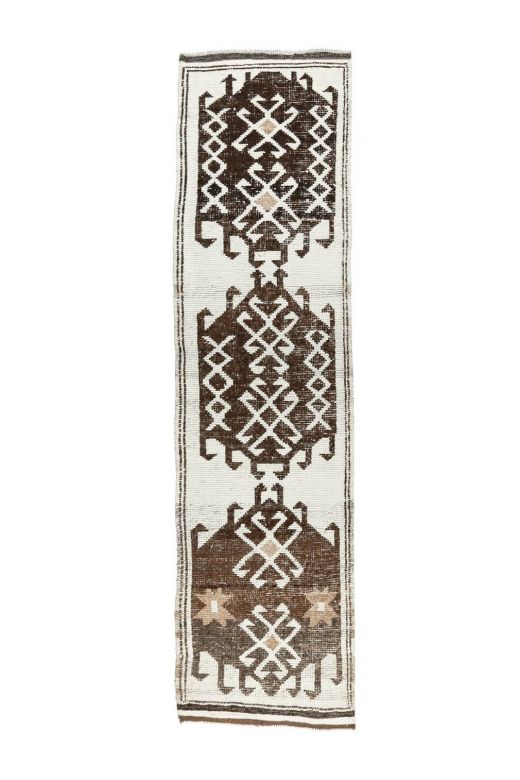 Vintage White Runner Rug