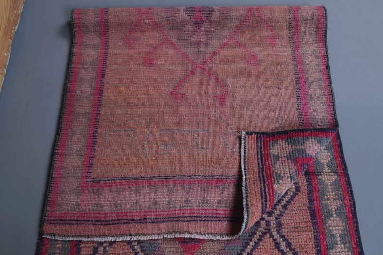 Ikat Design Vintage Runner Rug