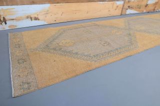 Turkish Vintage Runner Rug - Thumbnail