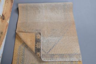 Turkish Vintage Runner Rug - Thumbnail