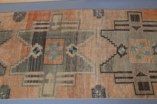 Vintage Orange Runner Rug - Thumbnail