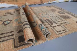 Vintage Orange Runner Rug - Thumbnail