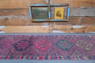 Oushak Vintage Runner Rug - Thumbnail