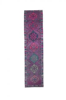 Oushak Vintage Runner Rug - Thumbnail