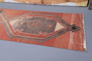 Vintage Red Runner Rug - Thumbnail