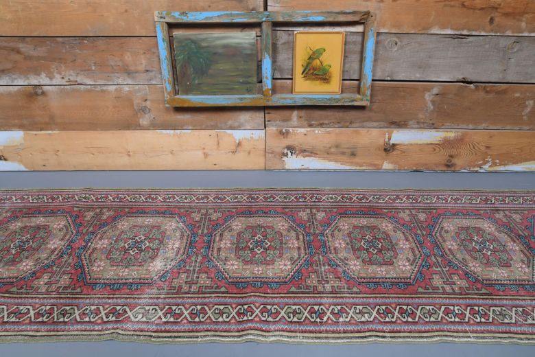 Vintage Ethnic Runner Rug