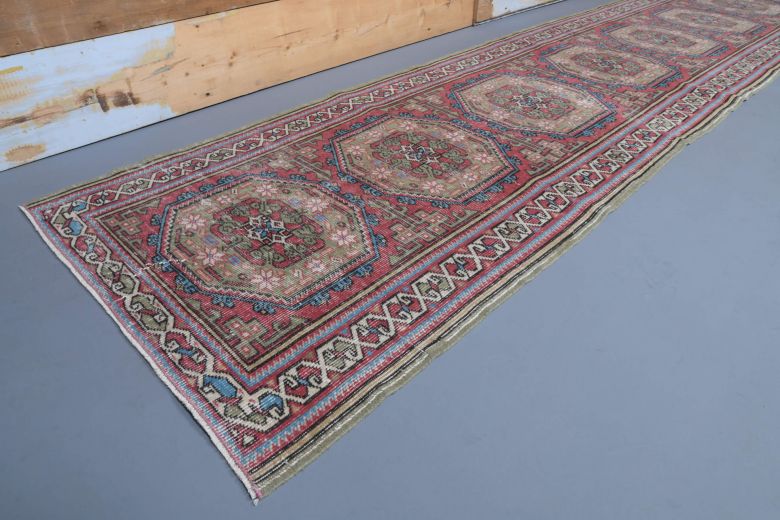 Vintage Ethnic Runner Rug