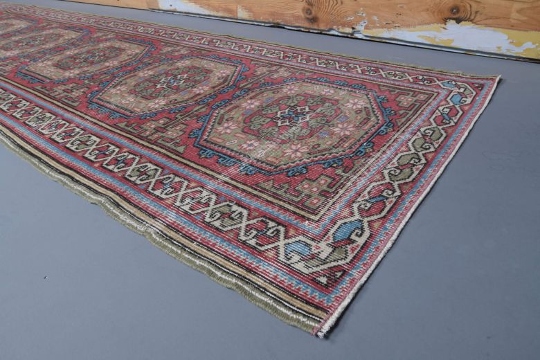 Vintage Ethnic Runner Rug