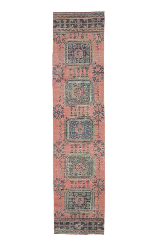 Vintage Floral Runner Rug