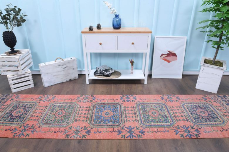 Vintage Floral Runner Rug