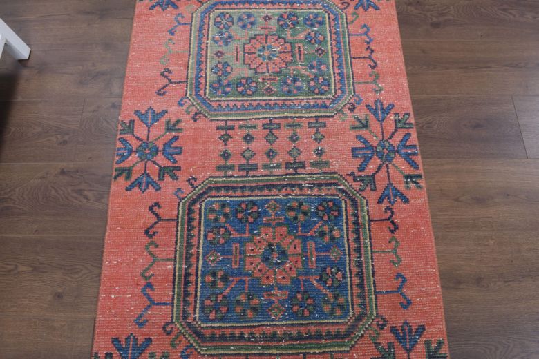 Vintage Floral Runner Rug