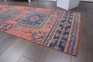 Vintage Floral Runner Rug - Thumbnail