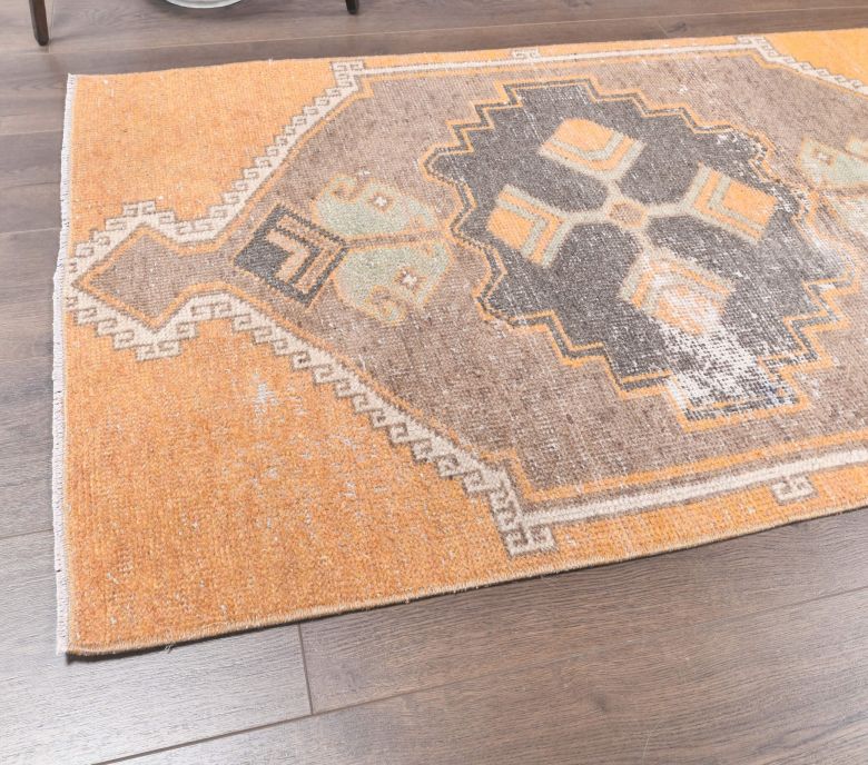 Vintage Orange Runner Rug