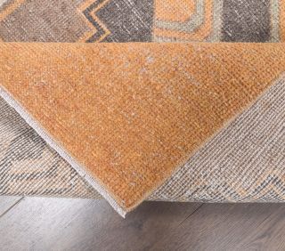 Vintage Orange Runner Rug - Thumbnail