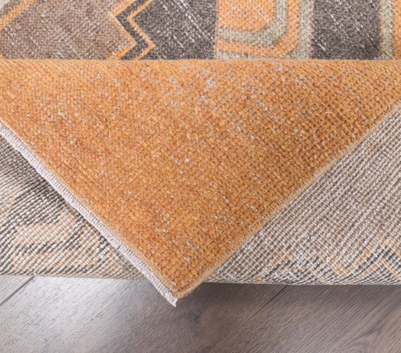 Vintage Orange Runner Rug