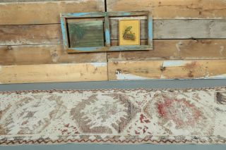 Vintage Beige Runner Rug - Thumbnail