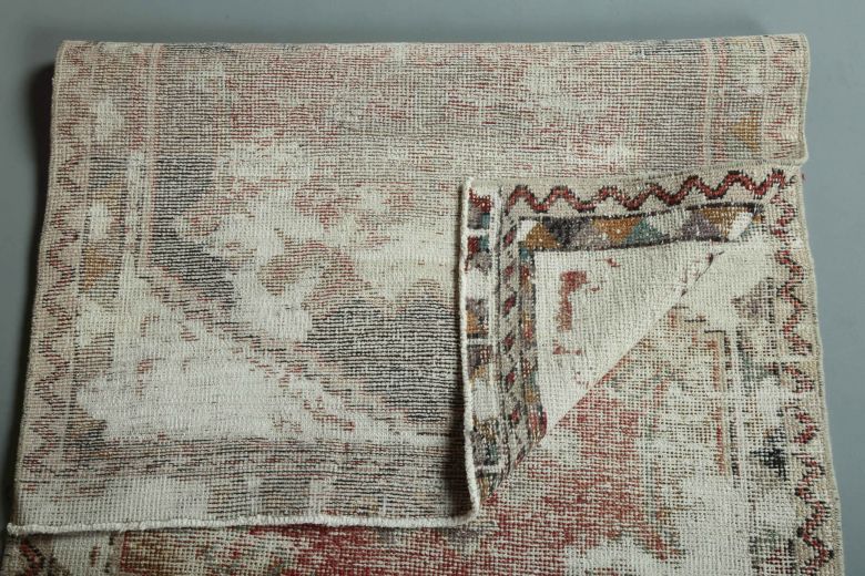 Vintage Beige Runner Rug