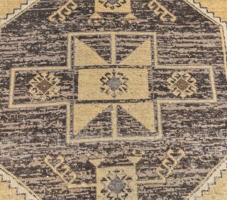 Yellow Vintage Runner Rug - Thumbnail