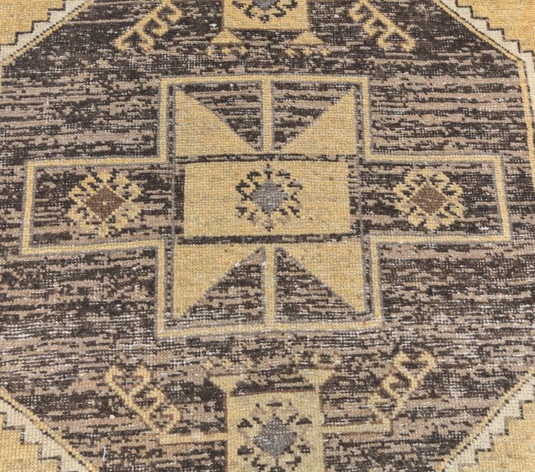 Yellow Vintage Runner Rug