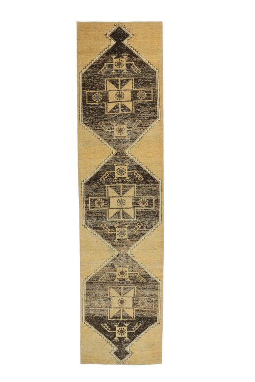 Yellow Vintage Runner Rug