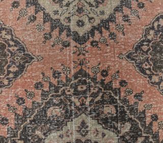 Oriental Vintage Runner Rug - Thumbnail